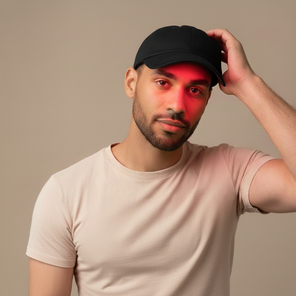 Red Beam LED Red Light Therapy Cap
